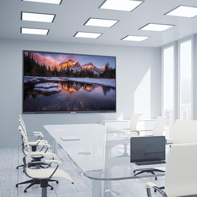 Smart Board 55 inch Interactive Whiteboard Display 4K UHD Touchscreen Digital Electronic Whiteboard for Home Office Classroom Presentation, Writing, Coaching(Board & Wall Mount Included)