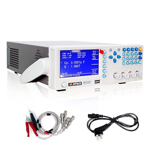 Benchtop LCR Meter Matrix MCR-5010 Digital Tester for Capacitance Resistance Inductance Accuracy 0.15% 100Hz-10kHz