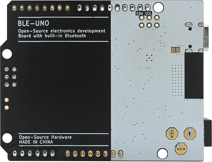 BLE-UNO Board, with Bluetooth Module, Arduino Compatible, BLE 4.2 Wireless & USB-C Connectivity, Microcontroller for IoT Prototyping DIY Projects, Support Arduino IDE
