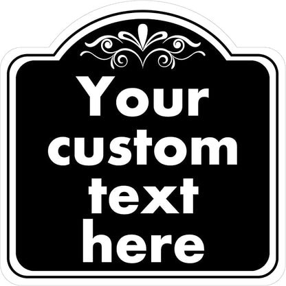 Custom Sign, Custom Indoor/Outdoor Decorative Sign，Aluminum Weatherproof Metal Sign Multiple Sizes, Customize for Office, Business, Workplace, office, Home, Delivery Signs