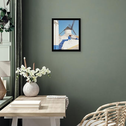 Americanflat 12x14 Picture Frame with Shatter-Resistant Glass - Signature Collection - Gallery-Style Frames Made of Engineered Wood - Photo Frame for Wall Display - Black