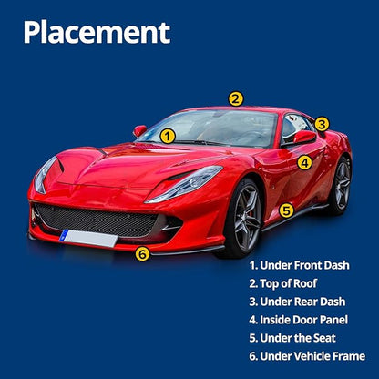 Family1st GPS Tracker Device for Vehicles, Cars, Loved Ones, Up to 30 Day Battery with Waterproof Case Magnetic, Real-Time Tracking with App. Subscription Needed.