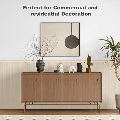 Art3d Wainscoting Wall Panel Kit, 37.8" Tall Beadboard Panels for Walls, Polystyrene Board and Batten Wall Panel Kit, Easy DIY Decorative Trim for Living Room, Kitchen, Bedroom – Covers 31 Sq.Ft