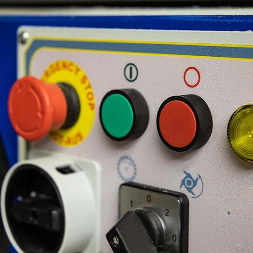 uxcell Push Button Switch Control Station Box 22mm 4 Button Aperture White and Black