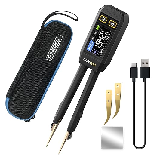 LCR-ST1 Mini Smart Bridge Tweezer LCR SMD Tester Resistance Capacitance Inductance Continuity Diode Test Measurement Tools