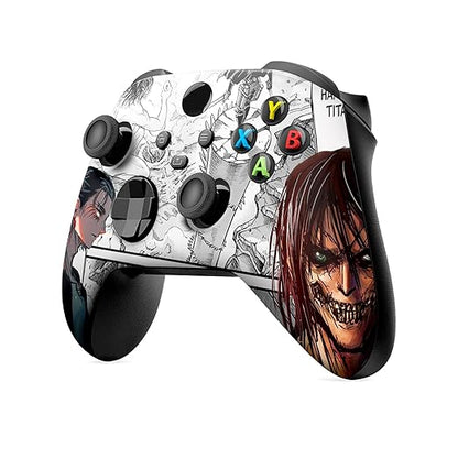 DreamController Attackk On Titan Custom X-box Controller Wireless compatible with X-box One/X-box Series X/S Proudly Customized in USA with Permanent HYDRO-DIP Printing (NOT JUST A SKIN)