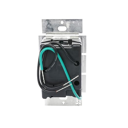 Lutron Caseta Original Smart Dimmer Switch (Lutron Smart Hub Required), for LED Lights, 150 Watt, Single-Pole/3-Way, No Neutral Required, PD-6WCL-BL, Black