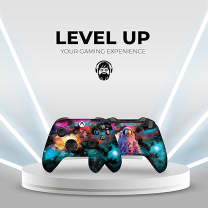 DreamController Galaxy Custom X-box Controller Wireless compatible with X-box One/X-box Series X/S Proudly Customized in USA with Permanent HYDRO-DIP Printing (NOT JUST A SKIN)