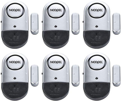 Door Alarms for Kids Safety, 6 Pack 120dB Pool Alarm Sensor for Doors and Windows, Window Alarms for Home Security, Burglar Intruder Entry Alert for Toddlers Personal Security
