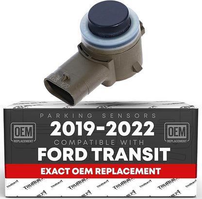 Car Parking Sensors - Compatible with 2019-2022 Ford Transit - Front or Rear Bumper Parking Aid Sensor, Backup Reverse Parking Assist Kit - OEM JU5Z15K859B