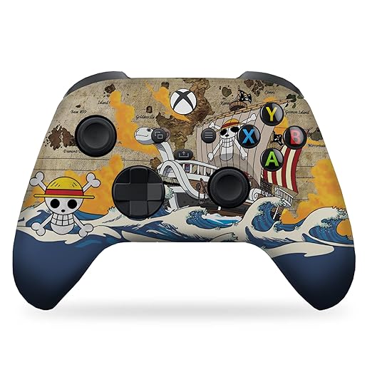 DreamController One Peice Custom X-box Controller Wireless compatible with X-box One/X-box Series X/S Proudly Customized in USA with Permanent HYDRO-DIP Printing(NOT JUST A SKIN) (MODDED)