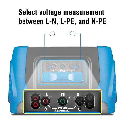 CEM T.ax Included DT-6650 Multifunction Installation Tester with 3.5" TFT Color LCD Display,Voltage,Insulation Resistance,Earth Resistance,Loop impedance,Loop impedance,RCD,PFG,PSC Support 400V TN