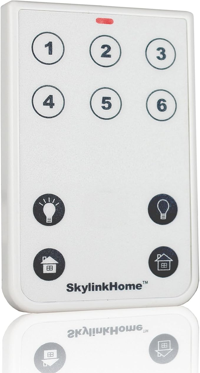 SkylinkHome TC-318-10 Ten Button Deluxe Wireless Lighting Remote Control | Simple Small Easy To Use Handheld Home Automation Transmitter