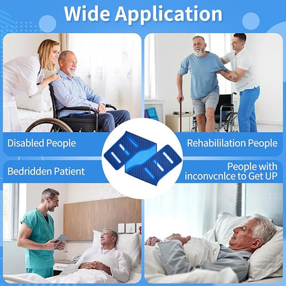Transfer Sling with six Handles -Padded Assist Gait Belt - Heavy Duty Patient Lift with Straps -Mobility Standing and Lifting Aid for Disabled, Elderly, Injured -Safely Move from Bed and Wheelchair