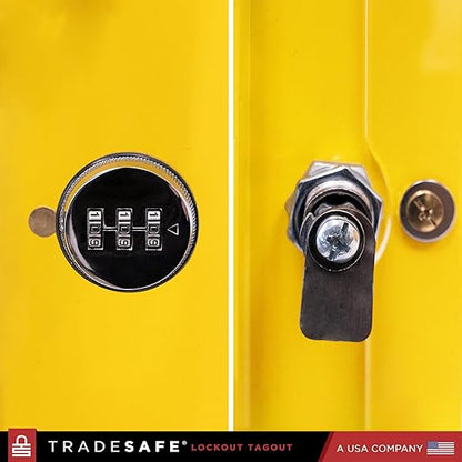 TRADESAFE Lockout Tagout Cabinet, Lock Out Tag Out Station Unfilled - No Loto Devices Included, Wall-Mountable Lockout Tagout Station Cabinet, Loto Box 24 x 8 x 31-1/2 inches