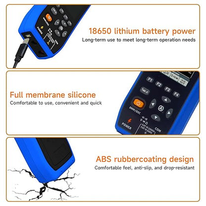 OWON Digital Clamp Meter with 2.8-inch IPS LCD Display, AC/DC Oscilloscope Function 3 in 1, 20000 Count True RMS Auto-ranging Current Meter, Bluetooth Current Meter and Oscilloscope