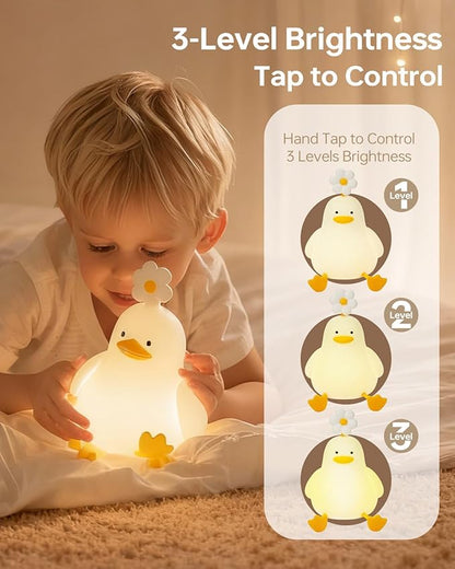 Madaz No WiFi Baby Monitor with Color Night Vision, 5" HD Display,1080P Pan Tilt Zoom Camera, Lullabies, Temperature Sensor, 2-Way Talk, 1000ft Range + Duck Night Light