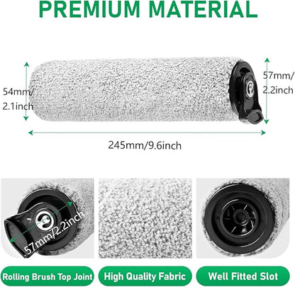 iFloor 3 Replacement Brush Rollers and HEPA Filter Kits Compatible with Tineco iFloor 3 and Floor One S3 Cordless Wet Dry Vacuum Cleaner Replacement Parts Accessories Kit,3 Brush Rollers & 3 Filters