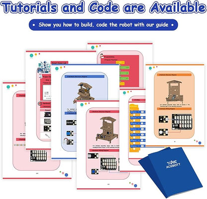 ACEBOTT 3-in-1 ESP32 STEM Smart Home and School Education Kit Compatible with Arduino, STEM Robotics Science Kits for Students Age 12+, Engineering Projects STEAM Activities Gifts 12-16 Year Old