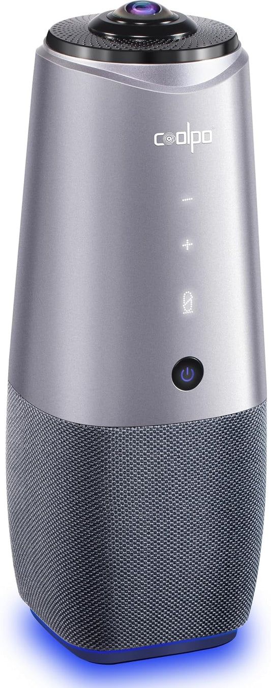 Camera 360, 4K Video Conference Room Camera System, Webcam, AI Driven Speaker Tracking, Noise Cancellation, Works with Zoom, Google Meet, Teams and More, 15 ft Mic Pickup, PANA 5ft USB Cable