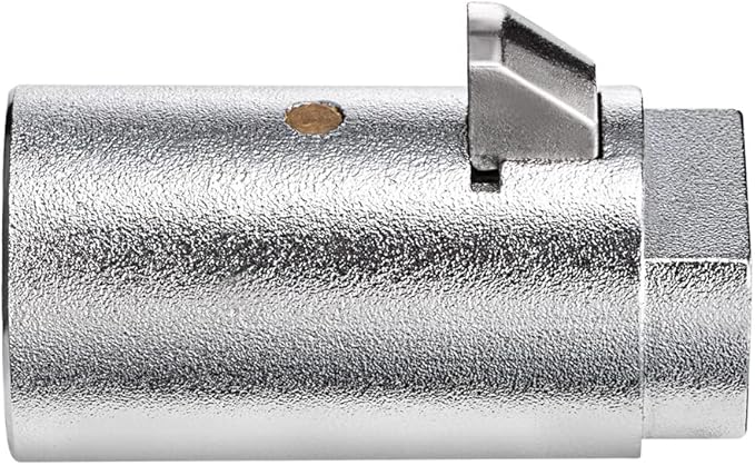 Tubular Key Lock for Vending Machines - Vending Machine Locks Keyed Alike Coke Snack Machine Candy Lock Soda Machine Lock, 3Pcs Keys, Zinc Alloy, Chrome (1 Pack)