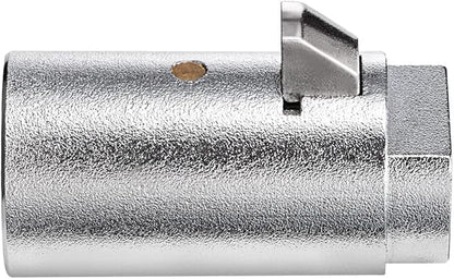 Tubular Key Lock for Vending Machines - Vending Machine Locks Keyed Alike Coke Snack Machine Candy Lock Soda Machine Lock, 3Pcs Keys, Zinc Alloy, Chrome (1 Pack)