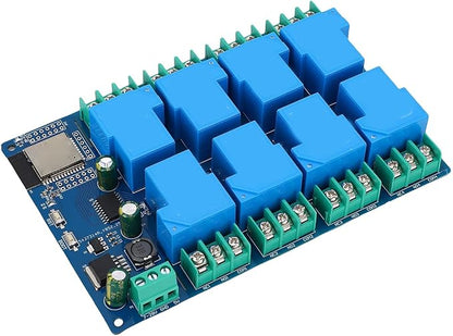 EVGATSAUTO 8 Channel Relay Module, PCB Construction, Remote Control WiFi Smart Switch for Home Automation and Access Control