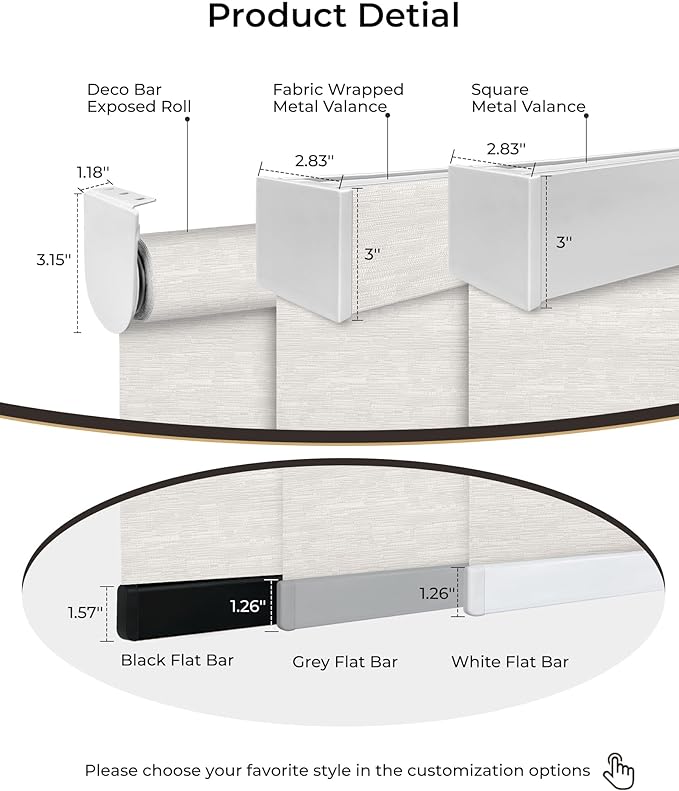 Motorized Roller Shade with Remote Control, 100% Blackout Electric 21-98” Width Blinds for Windows with Via Hub Alexa Google Home, Rechargeable Smart Automatic Customized Size（Texture-Beige）