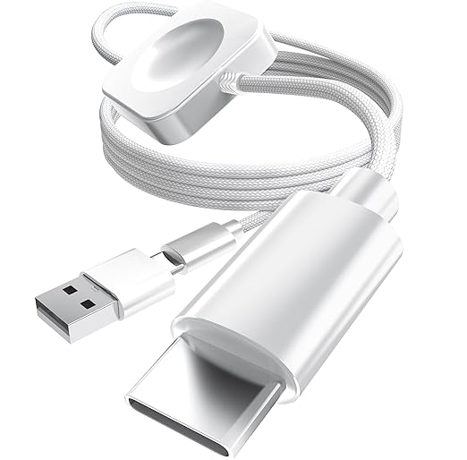 CTREEY 2-in-1 Fast Charging USB C to C Cable with Built in Apple Watch Charger for iPhone 17/16/15, iWatch Ultra 3/2/1 & Series 1-11, Vacation Camping Essentials, Portable for Samsung/Google, iPad