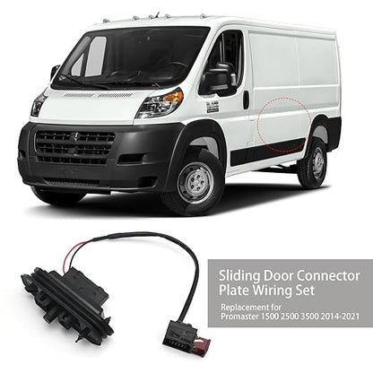 68210573AA Sliding Door Connector Plate Wiring Kit Sliding Door Central Lock Contact Sensor Replacement for Ram Promaster 1500 2500 3500 2014-2021 Replace 682105.73AB