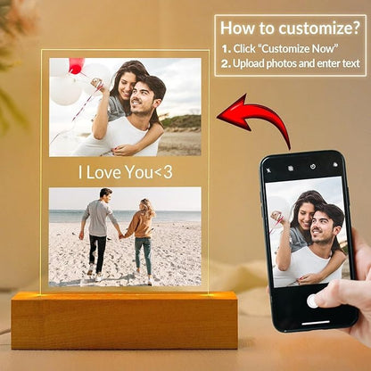 Custom Picture Frame, Customized Picture Frames,Personalized Photo Frames, Personalized Anniversary Valentines Day Gifts for Her Him Women Men Girlfriend Boyfriend Couple