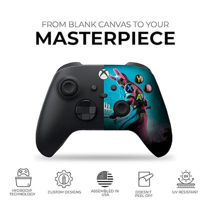 DreamController Dead By Daylighht Custom X-box Controller Wireless compatible with X-box One/Series X/S Proudly Customized in USA with Permanent HYDRO-DIP Printing (NOT JUST A SKIN).