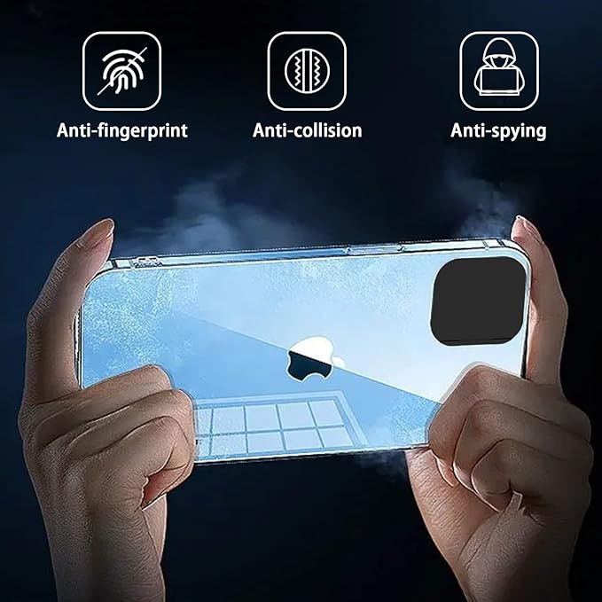 Privacy Cover Compatible for iPhone13 /iPhone 13 Mini with iPhone 13 Front Camera Cover,Protect Privacy and Security But Not Affect Facial Recognitionty But Not Affect Facial Recognition（2Pack）