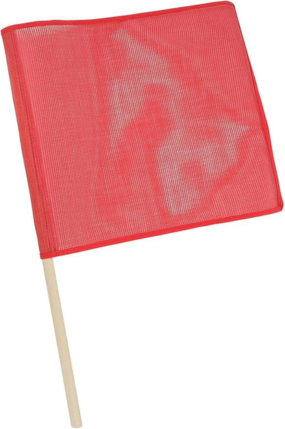 Mytee Products Oversize Load Banners, Flags, and Magnets Kit - Includes 2 Stretch Cord Oversize Load Banners, 4 Magnets, and 8 DOT Compliant Red Safety Flags 18" x 18" (4 with Wire Loop, 4 with Dowels)