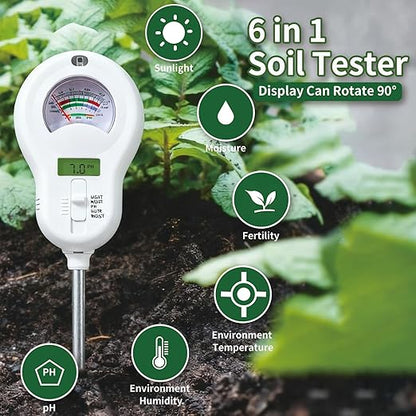Soil Moisture Meter, Plant Water Monitor, Hygrometer Sensor for Gardening, Farming, Indoor and Outdoor Plants (Basic Style + one Probe)