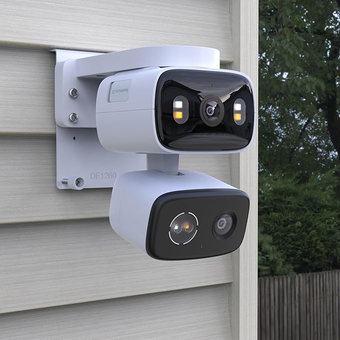 Universal Vinyl Siding Mount Compatible with TP-Link Tapo C246D/C236/C216/C217/C113/C420/C400/C400 Kit/C460 Cameras (White)