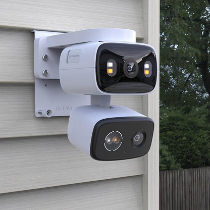 Universal Vinyl Siding Mount Compatible with TP-Link Tapo C246D/C236/C216/C217/C113/C420/C400/C400 Kit/C460 Cameras (White)