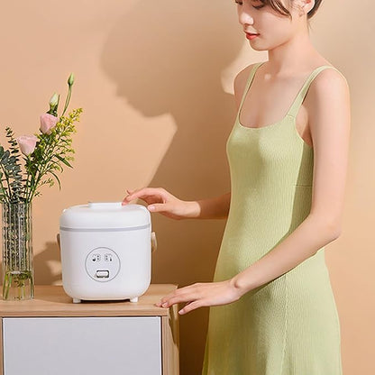 Rice Cooker, Ceramic Non-Stick Inner Pot, 1.2L Capacity, Suitable for 1-3 People, Multi-Function Household Small Portable Smart Cooker