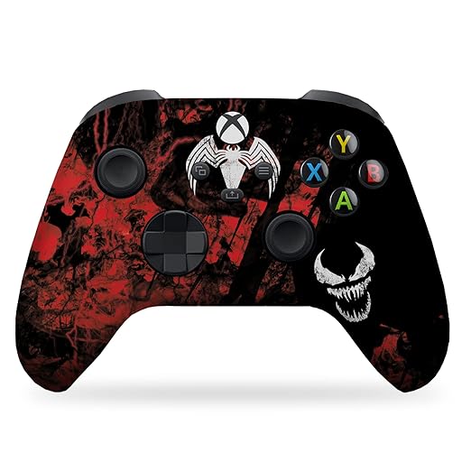 DreamController Carnagge Custom X-box Controller Wireless compatible with X-box One/Series X/S Proudly Customized in USA with Permanent HYDRO-DIP Printing(NOT JUST A SKIN) (MODDED)