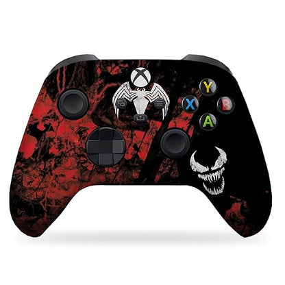 DreamController Carnagge Custom X-box Controller Wireless compatible with X-box One/Series X/S Proudly Customized in USA with Permanent HYDRO-DIP Printing (NOT JUST A SKIN)