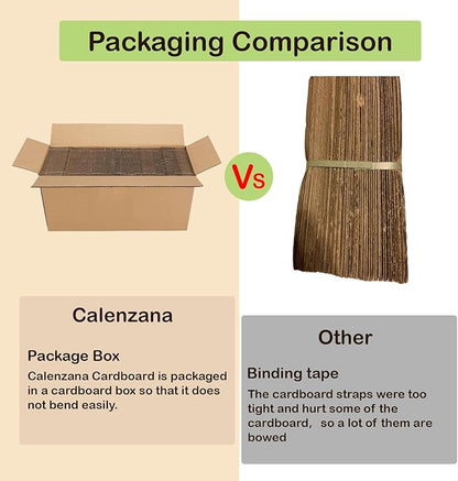 Calenzana 3.5x4.5 Browm Corrugated Cardboard Sheets, Flat Card Boards Inserts for Crafts, Packing, Shipping, Moving, Mailing, 200 Pack