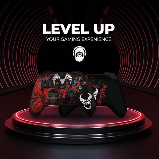 DreamController Carnagge Custom X-box Controller Wireless compatible with X-box One/Series X/S Proudly Customized in USA with Permanent HYDRO-DIP Printing (NOT JUST A SKIN)