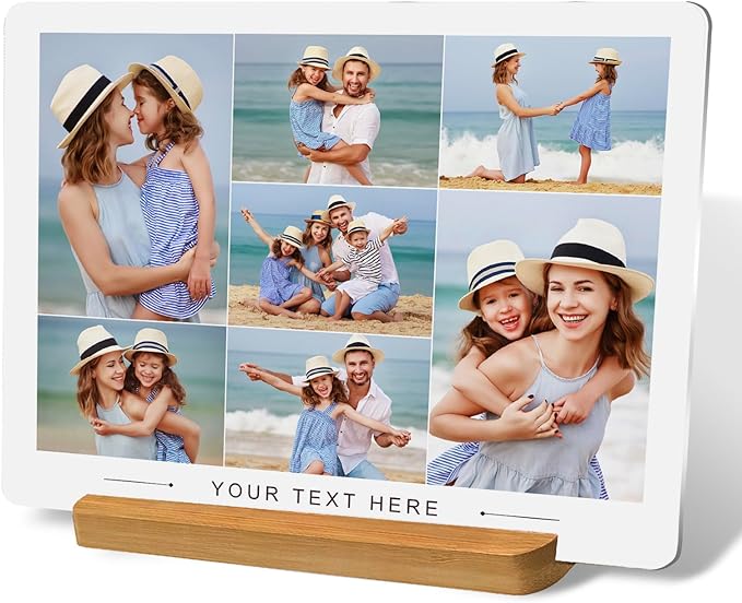 Custom Style Custom Metal Photo Prints,Customize Your own Picture Frame,Personalized Metal Picture Gift for Family and Lovers