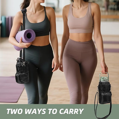 64oz Glass Water Bottle with Straw and Sleeve Half Gallon Motivational Water Bottle with Time Marke and Strap 2L Leakproof Borosilicate Reusable Water Jug for Gym Outdoors