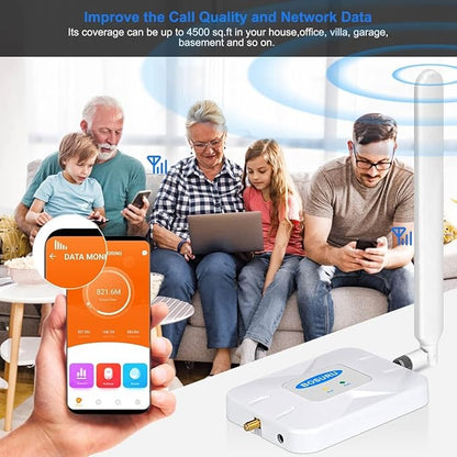 Verizon Cell Phone Signal Booster Verizon Signal Booster 5G 4G LTE Band13 5G Cell Booster Cell Signal Extender Cell Signal Ampliifer Cell Extender Repeater Cell Phone Booster for Home