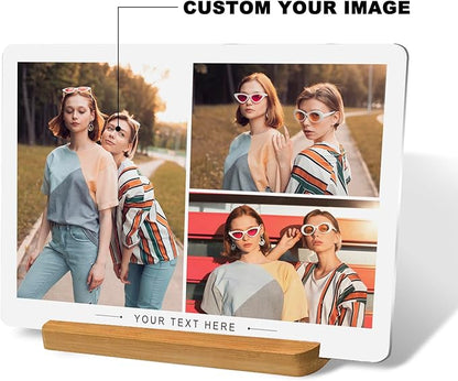 Custom Style Custom Metal Photo Prints,Customize Your own Picture Frame,Personalized Metal Picture Gift for Family and Lovers