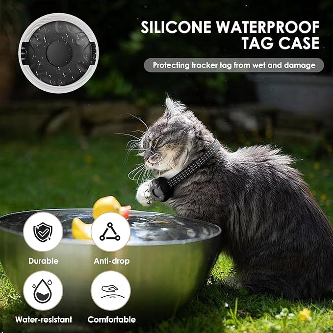 Cat Tracker, Waterproof, Compatible with Apple Find My App (Only iOS), No Monthly Fee
