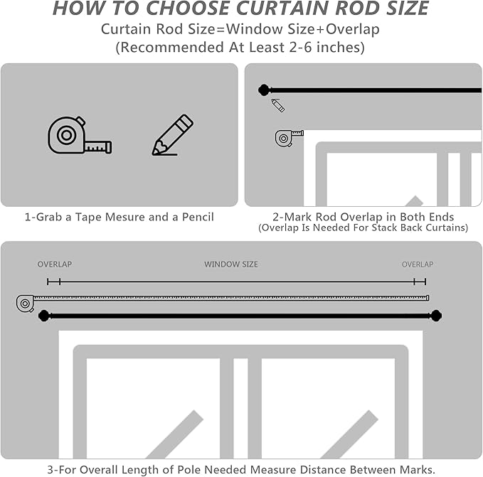 Curtain Rods for Windows 48 to 84 Inches 1 Inch Diameter Adjustable Drapery Rod Decorative Single Window Curtain Rods with Classic Finials,Silver