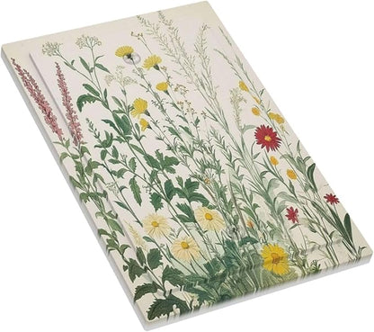 Rustic Wildflower Green Plants Daisy Floral Light Switch Cover Plate 1 Gang No Device Blank Electrical Wall Plates Faceplate Decorative Switch Plate For Farmhouse Bed Room Decor