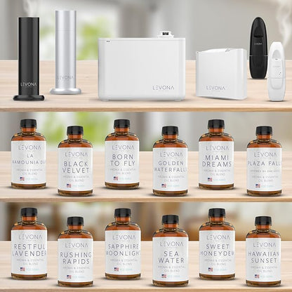Levona Scent Essential Oils For Diffusers For Home: Hotel and Home Luxury Scents Oils For Diffuser - Rushing Rapids Scented Oil With Citrus Essential Oils And A Touch Of Vanilla Fragrance Oil - 500 Ml